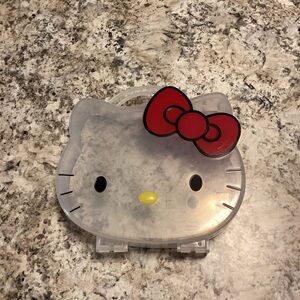 Hello Kitty Clear Case with Red and Yellow Accents